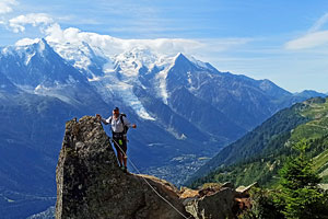 Тур по Альпах, трекінг у Шамоні, віа феррата Дес Еветтес