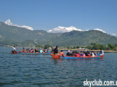 Треккинг в Непале, Покхара, озеро Фева