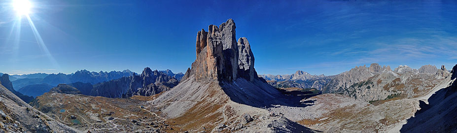 Доломитовые Альпы, Тре Чиме ди Лавредо