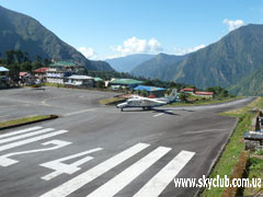 Трекинг в Непале к озерам Гокио, аэропорт в Лукле