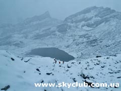 Трекинг в Непале к озерам Гокио, перевал Ренджо Ла