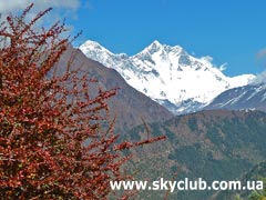 Трекинг в Непале Эверест бэйс кемп, Эверест и Лходзе