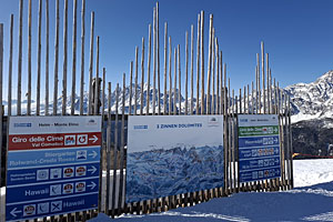 Горнолыжный тур в Доломиты, Драй Циннен