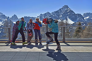 Гірськолижний тур Доломітами, Драй Циннен