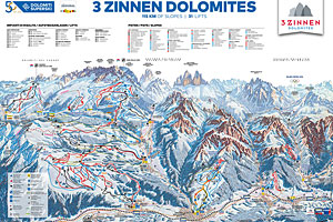 Гірськолижний тур Доломітами, Драй Циннен