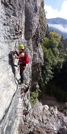 Озеро Гарда, виа феррата Синьйора Делла Аква