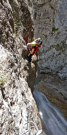 Озеро Гарда, виа феррата Синьйора Делла Аква