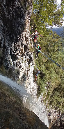 Озеро Гарда, виа феррата Синьйора Делла Аква