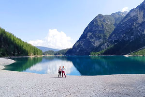 Доломитовые Альпы, озеро Брайес