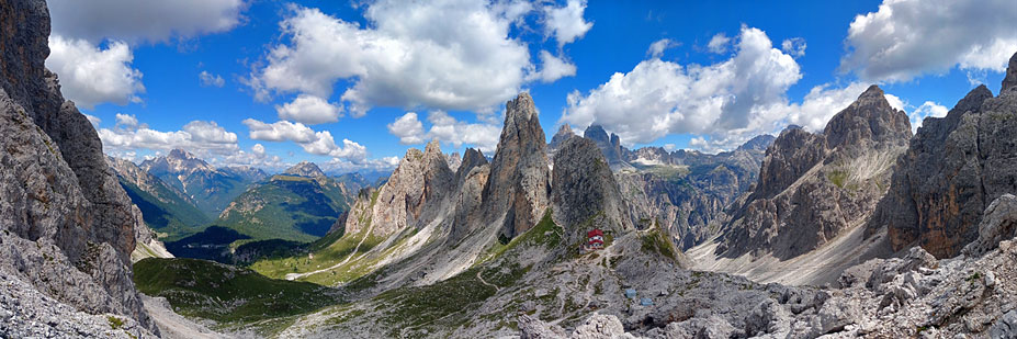 Доломитовые Альпы, виа феррата Сериа Мерлоне на Чима Чадин
