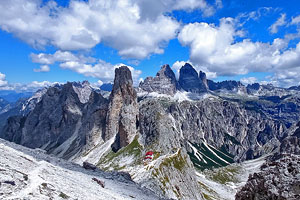 Доломитовые Альпы, виа феррата Сериа Мерлоне на Чима Чадин