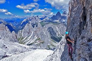 Доломитовые Альпы, виа феррата Сериа Мерлоне на Чима Чадин