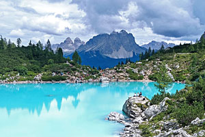 Доломитовые Альпы, озеро Сораписс