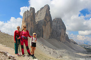 Доломитовые Альпы, Тре Чиме ди Лавредо