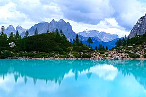 Доломитовые Альпы, озеро Сораписс